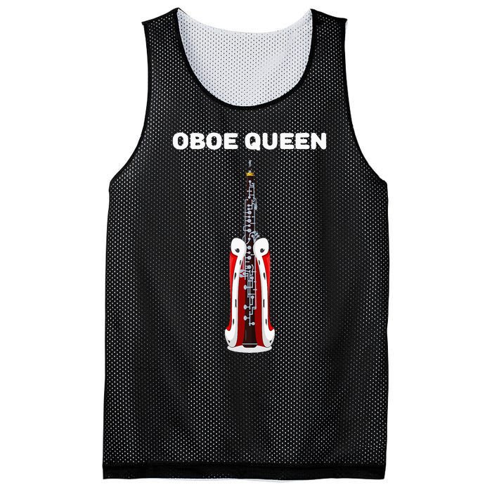 Oboe Queen Girl Oboe Oboist Oboe Mesh Reversible Basketball Jersey Tank