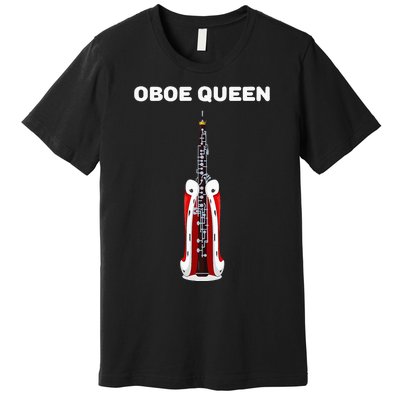 Oboe Queen Girl Oboe Oboist Oboe Premium T-Shirt