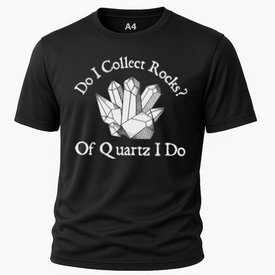 Of Quartz I Do Rock Collector Geode Hunter Geology Cooling Performance Crew T-Shirt