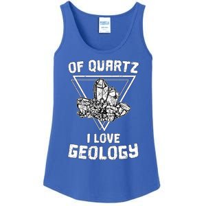 Of Quartz I Love Geology Fun Geologist Rock Collecting Gift Meaningful Gift Ladies Essential Tank