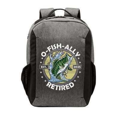 O-Fish-Ally Retired 2025 Funny Retirement Officially Vector Backpack
