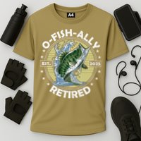 O-Fish-Ally Retired 2025 Funny Retirement Officially Cooling Performance Crew T-Shirt