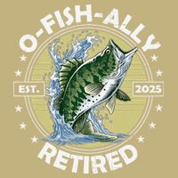 O-Fish-Ally Retired 2025 Funny Retirement Officially Cooling Performance Crew T-Shirt
