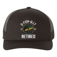 Ofishally Retired 2024 Fishing Retirement Gift Yupoong Adult 5-Panel Trucker Hat