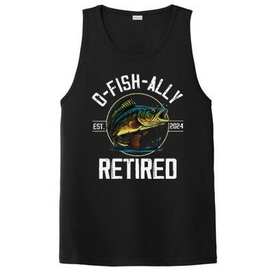 Ofishally Retired 2024 Fishing Retirement Gift PosiCharge Competitor Tank