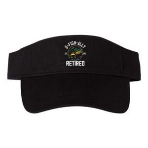 Ofishally Retired 2024 Fishing Retirement Gift Valucap Bio-Washed Visor