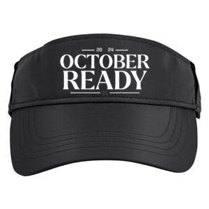 October Ready 2024 Playoff Baseball Season Adult Drive Performance Visor