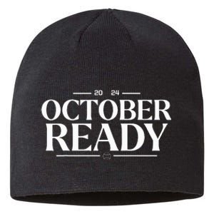 October Ready 2024 Playoff Baseball Season Sustainable Beanie