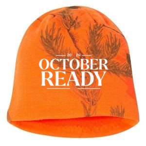 October Ready 2024 Playoff Baseball Season Kati - Camo Knit Beanie