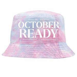 October Ready 2024 Playoff Baseball Season Tie-Dyed Bucket Hat