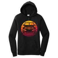 Off Road 4x4 Vintage Retro 70s Sunset Off Road Women's Pullover Hoodie