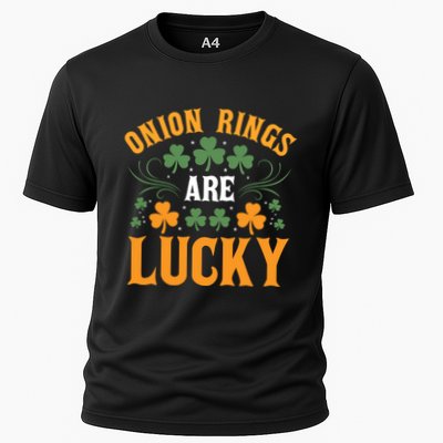 Onion Rings Are Lucky St Patricks Day Vibes Gift Cooling Performance Crew T-Shirt