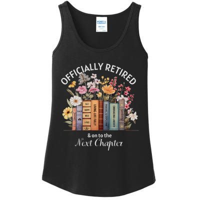 Officially Retired And On To The Next Chapter Retirement Ladies Essential Tank