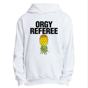 Orgy Referee Adult Humor Swinger Group Sex Freak Gift Urban Pullover Hoodie