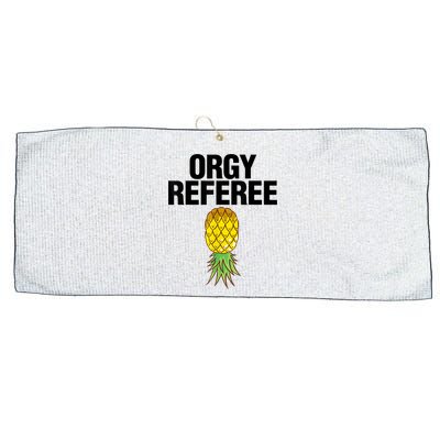 Orgy Referee Adult Humor Swinger Group Sex Freak Gift Large Microfiber Waffle Golf Towel