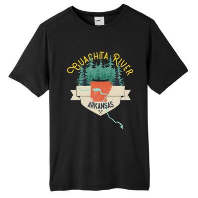 Ouachita River Arkansas National Park River Floating Kayak Tall Fusion ChromaSoft Performance T-Shirt