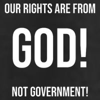 Our Rights Are From God Not Government Cool Comfort Performance Bucket Hat