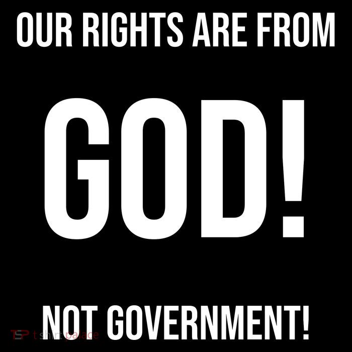 Our Rights Are From God Not Government 7-Panel Snapback Hat