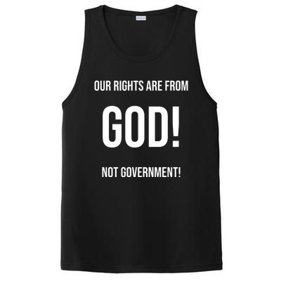 Our Rights Are From God Not Government PosiCharge Competitor Tank