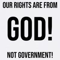 Our Rights Are From God Not Government Garment-Dyed Sweatshirt