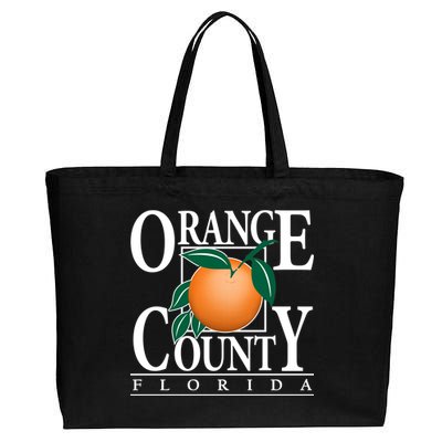 Orange County Florida Cotton Canvas Jumbo Tote