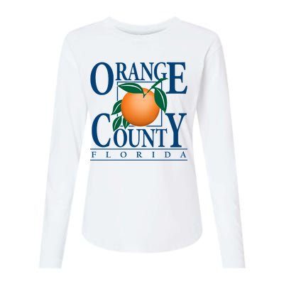 Orange County Florida Womens Cotton Relaxed Long Sleeve T-Shirt