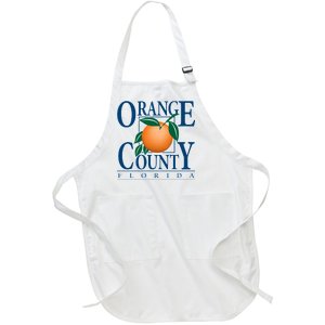 Orange County Florida Full-Length Apron With Pockets