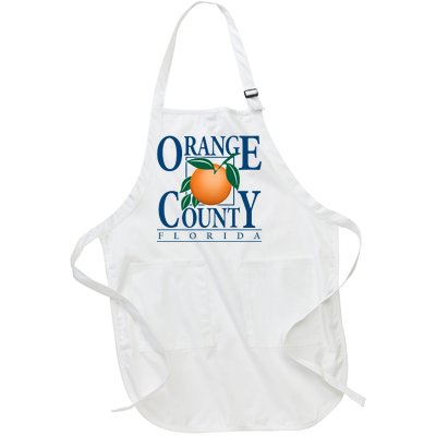 Orange County Florida Full-Length Apron With Pockets