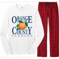 Orange County Florida Long Sleeve Pajama Set