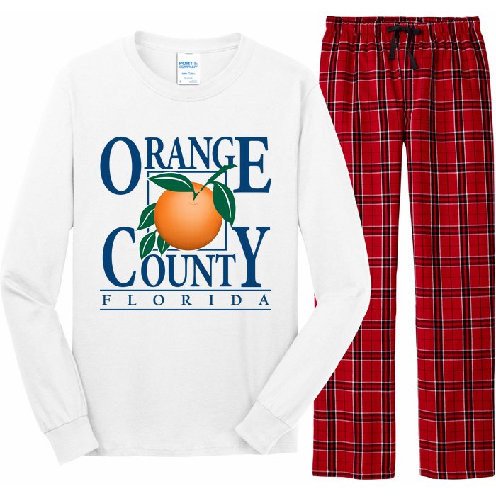 Orange County Florida Long Sleeve Pajama Set