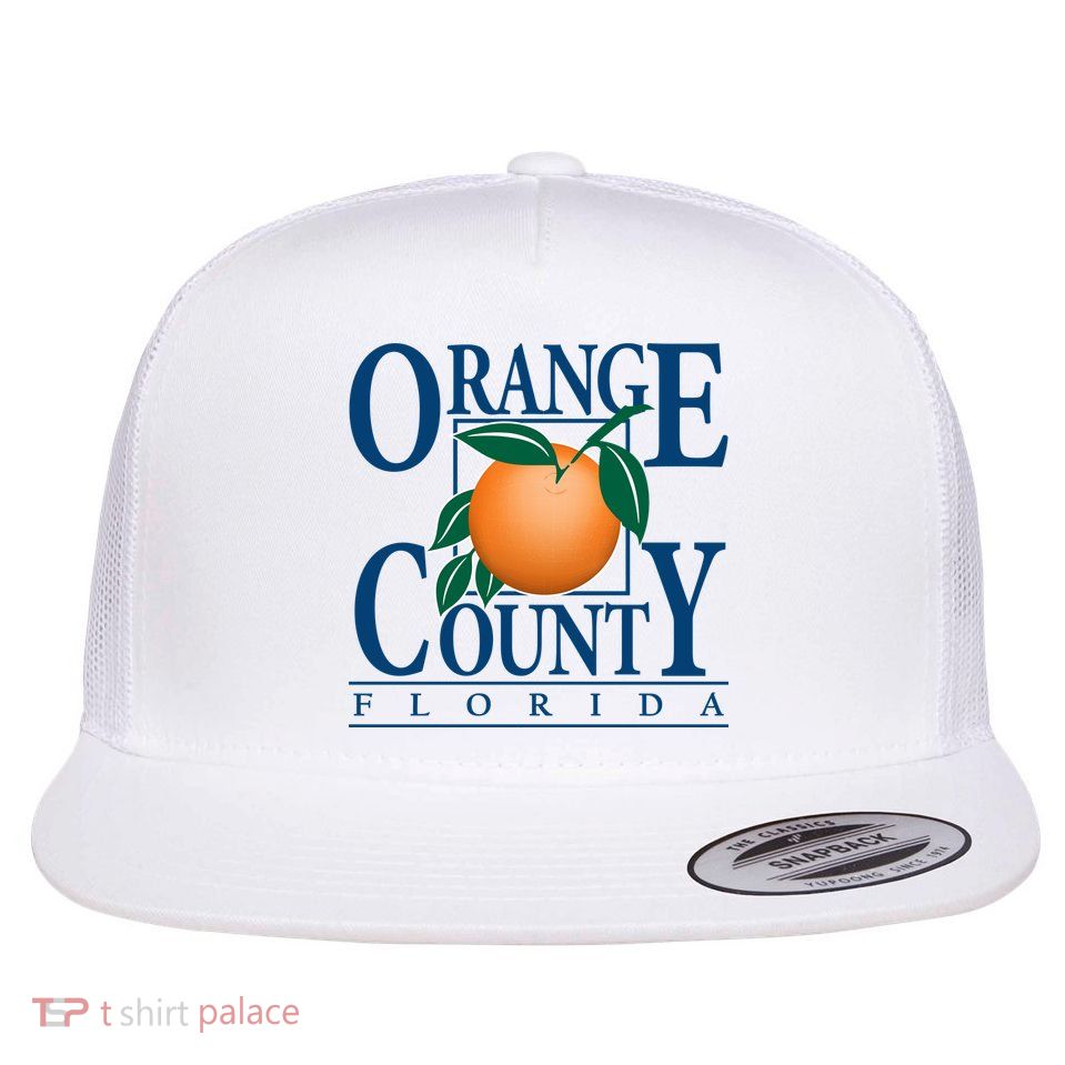 Orange County Florida Flat Bill Trucker Hat
