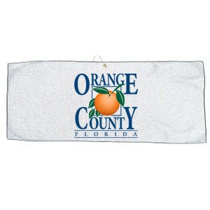 Orange County Florida Large Microfiber Waffle Golf Towel