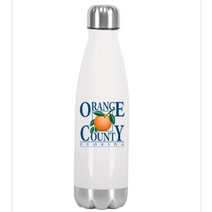 Orange County Florida Stainless Steel Insulated Water Bottle