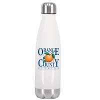 Orange County Florida Stainless Steel Insulated Water Bottle