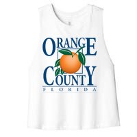 Orange County Florida Women's Racerback Cropped Tank