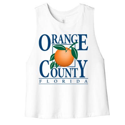 Orange County Florida Women's Racerback Cropped Tank