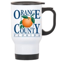 Orange County Florida Stainless Steel Travel Mug