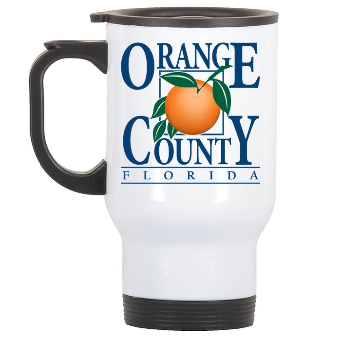 Orange County Florida Stainless Steel Travel Mug