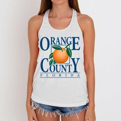 Orange County Florida Women's Knotted Racerback Tank