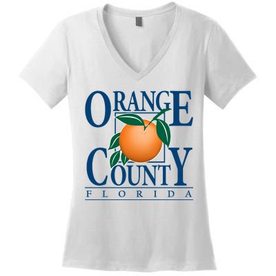 Orange County Florida Women's V-Neck T-Shirt