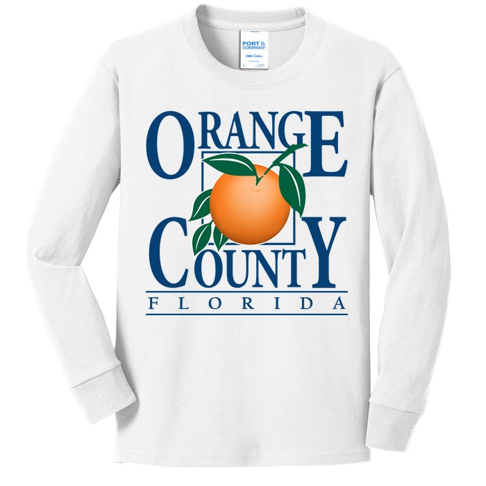 Orange County Florida Kids Long Sleeve Shirt