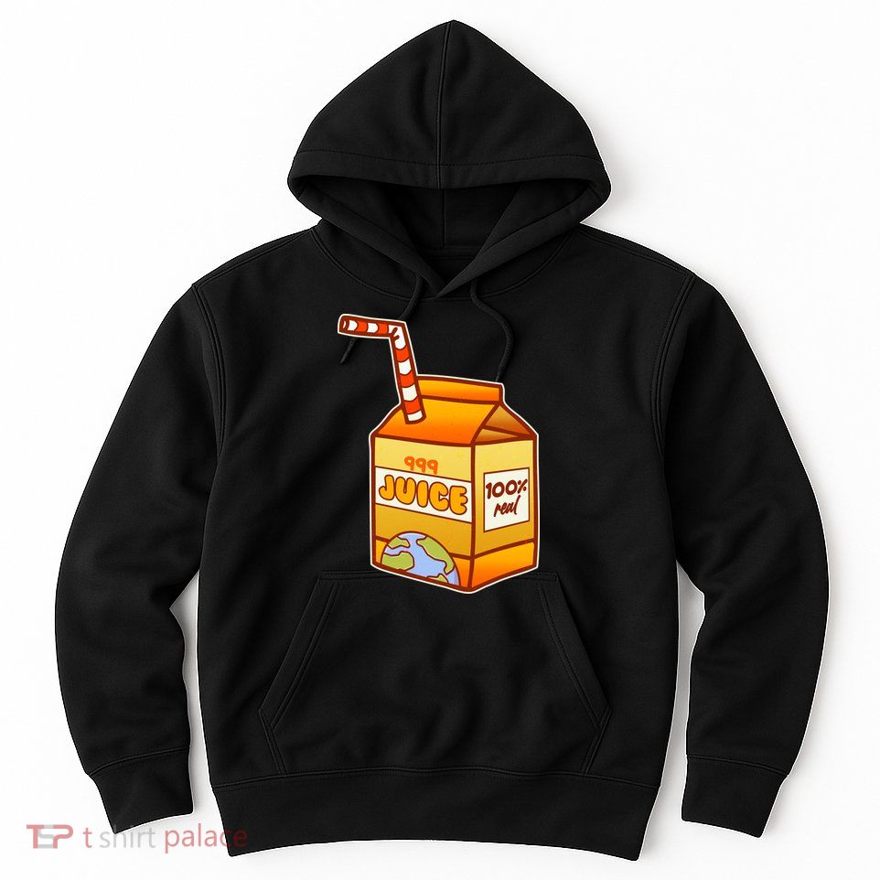 Orange Juice 999 Carton 100% Real Juice Hoodie
