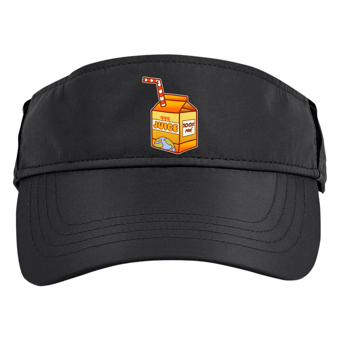 Orange Juice 999 Carton 100% Real Juice Adult Drive Performance Visor