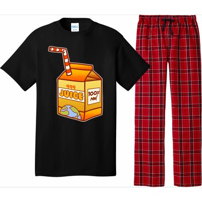 Orange Juice 999 Carton 100% Real Juice Pajama Set