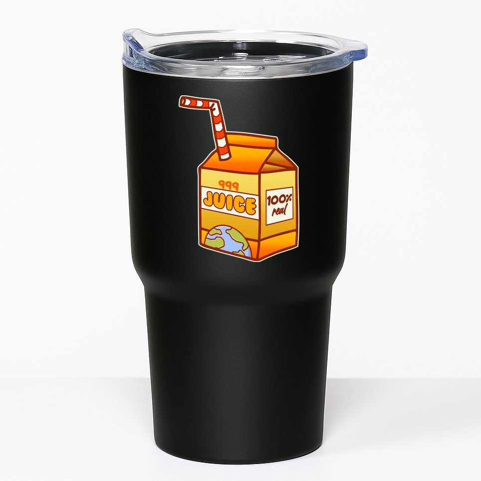 Orange Juice 999 Carton 100% Real Juice Tumbler