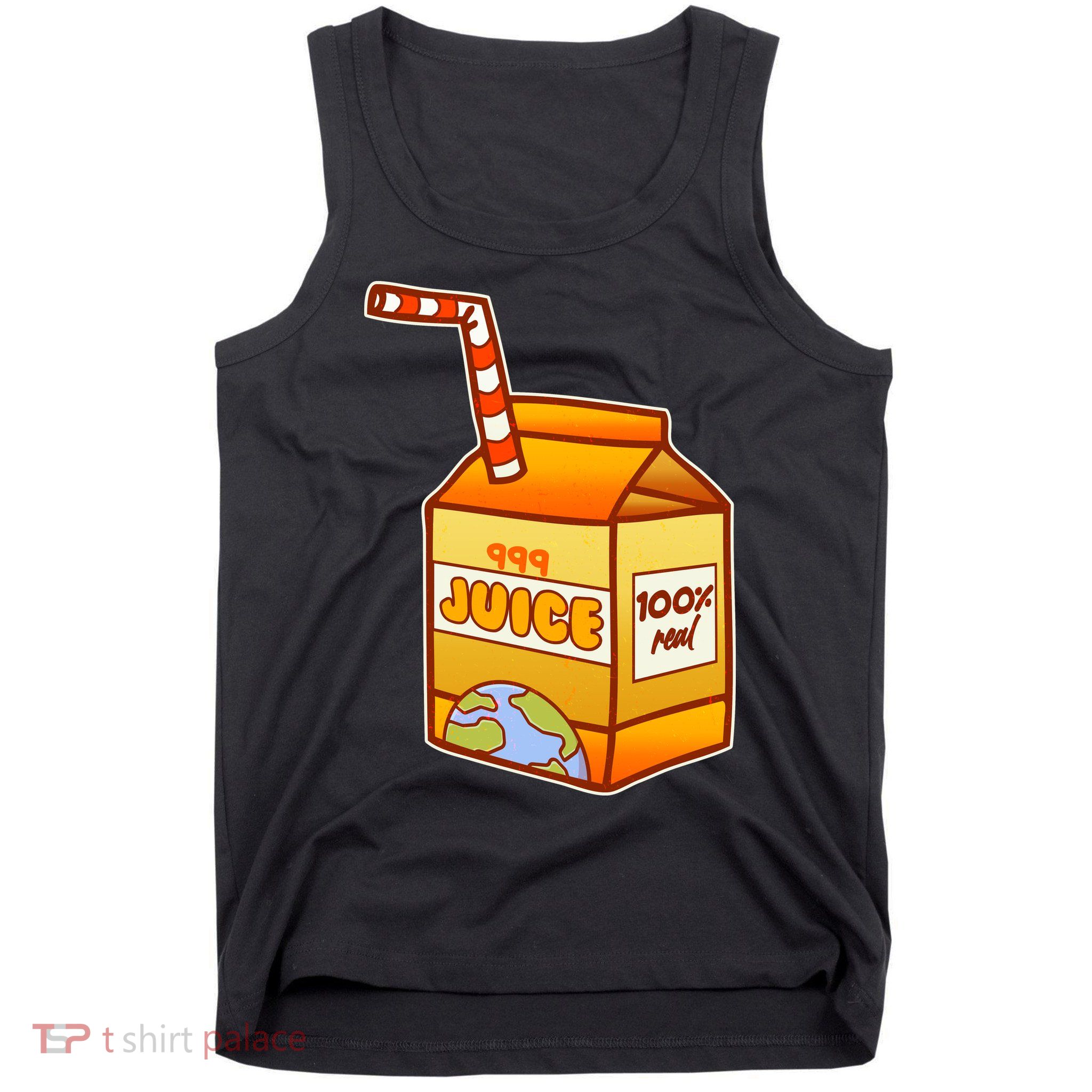 Orange Juice 999 Carton 100% Real Juice Tank Top