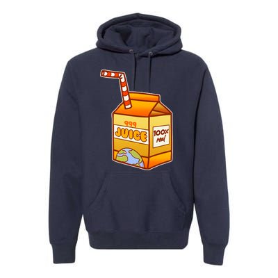 Orange Juice 999 Carton 100% Real Juice Premium Hoodie