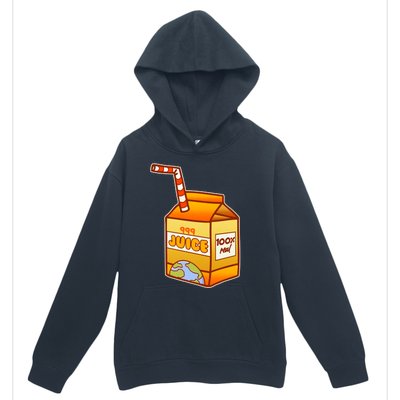 Orange Juice 999 Carton 100% Real Juice Urban Pullover Hoodie