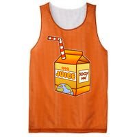 Orange Juice 999 Carton 100% Real Juice Mesh Reversible Basketball Jersey Tank