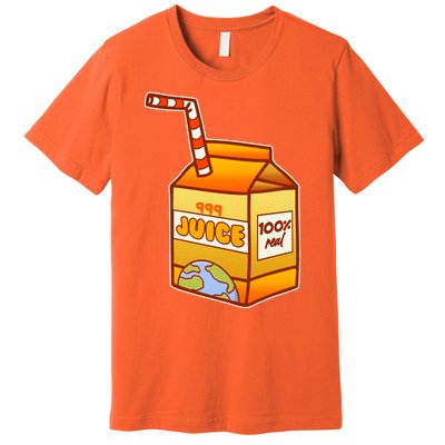 Orange Juice 999 Carton 100% Real Juice Premium T-Shirt